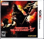 Nintendo 3DS Resident Evil The Mercenaries 3D Front CoverThumbnail
